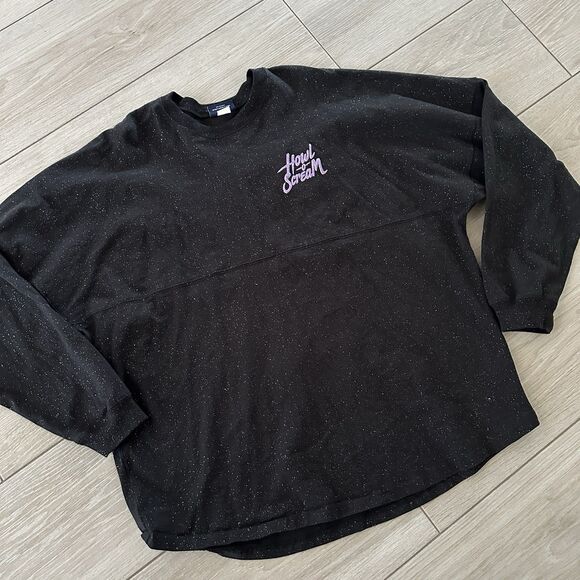 Spirit Jersey Shirt Womens XXL Howl-O-Scream Moon Phases Crystal Ball Glitter - Picture 4 of 7